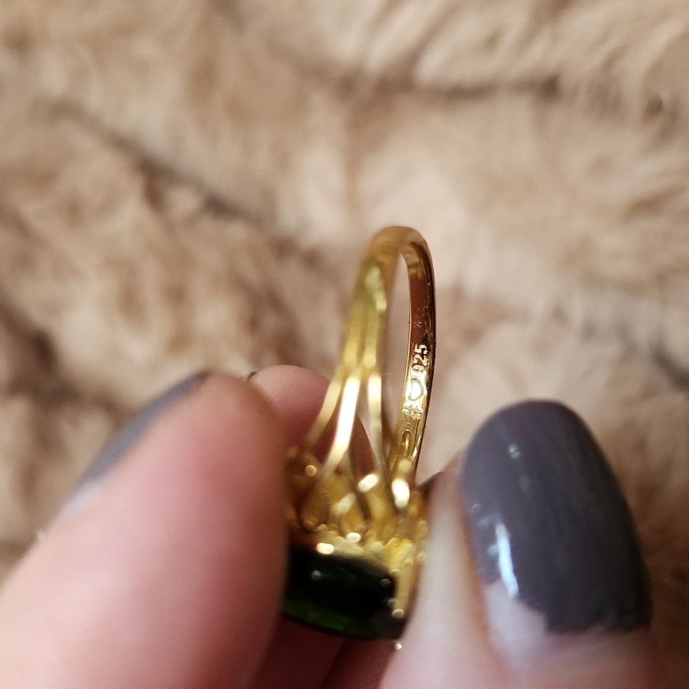 Chrome Diopside Ring - image 4